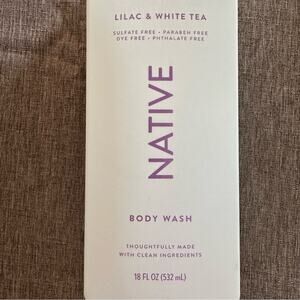 Native Lilac & White Tea Body Wash Clean, Simple, Effective 18 fl oz** NEW ***